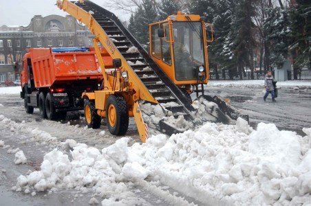 Организация вывоза снега  в Белоозёрском