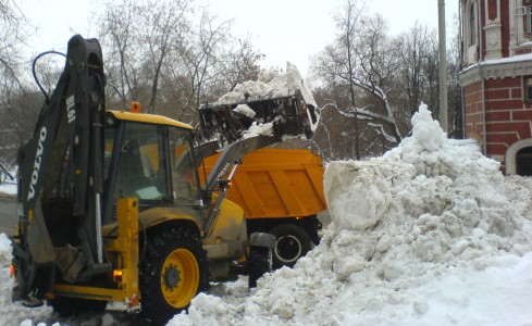 Уборка снега в Родниках