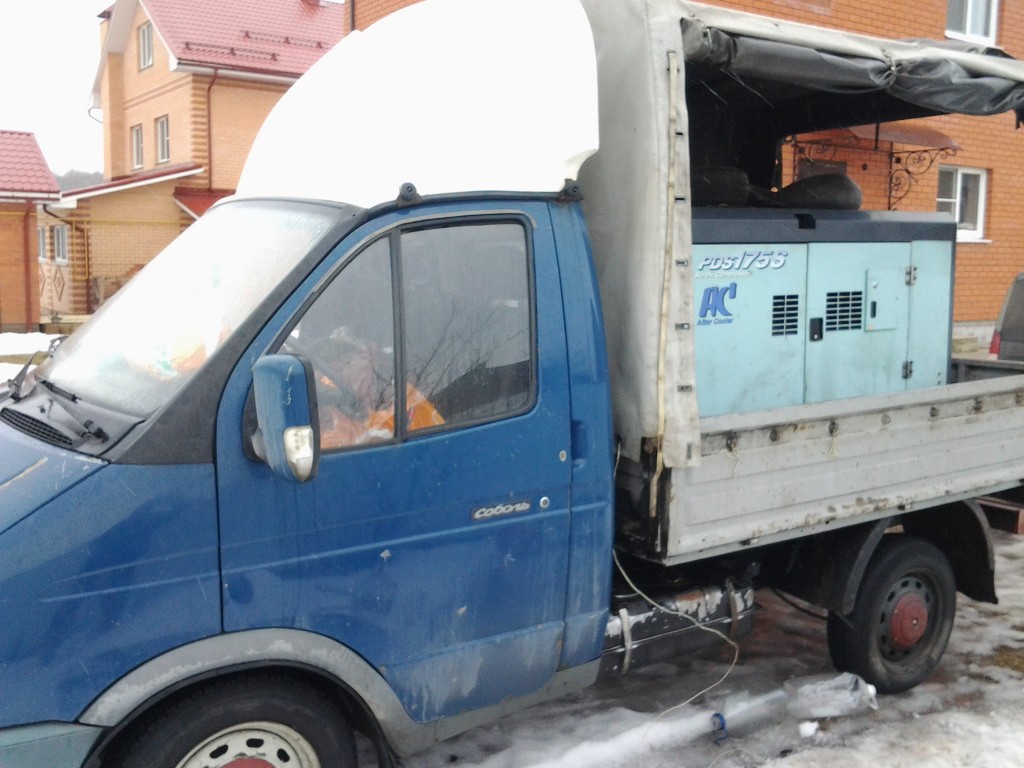 Аренда компрессора — Подольск | Цены на прокат отбойных молотков с  компрессором