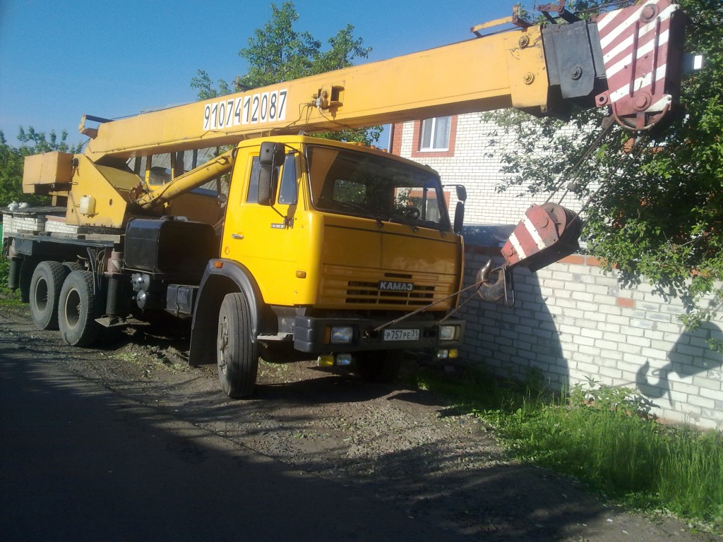 Автокран Белгород. Услуги автокрана спецтехники