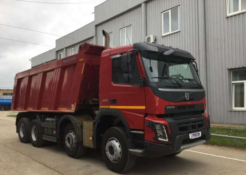 Volvo fm 8x4 самосвал