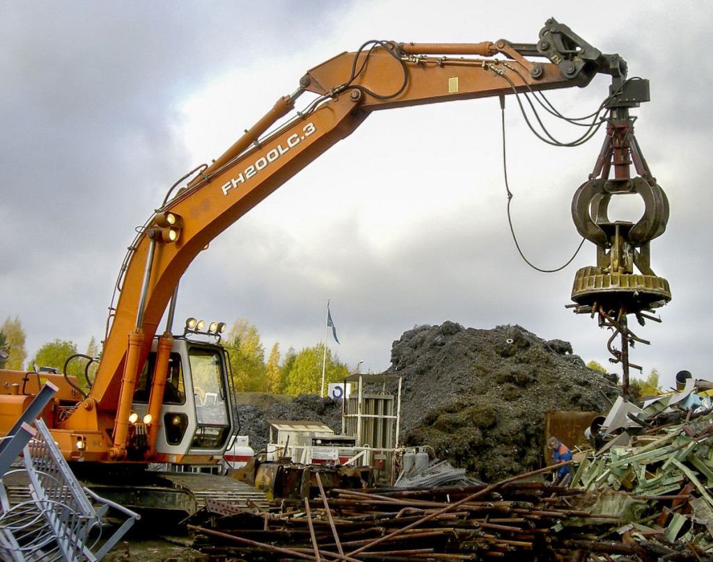 Liebherr грейфер для металлолома