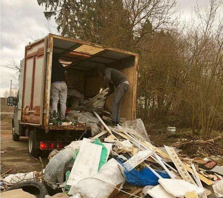 Фото вывоза мусора