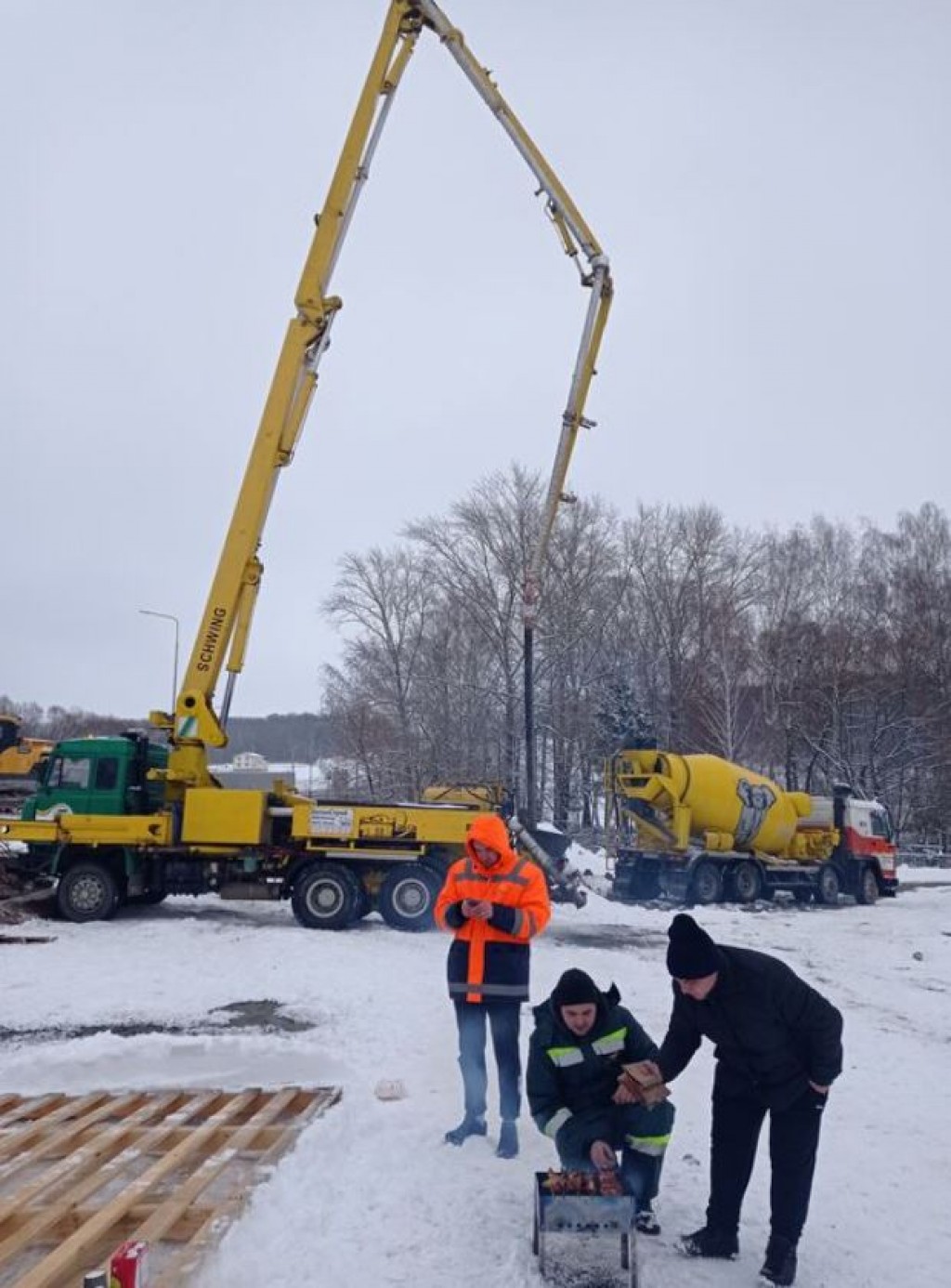 Аренда автомобильного бетононасоса в Казани