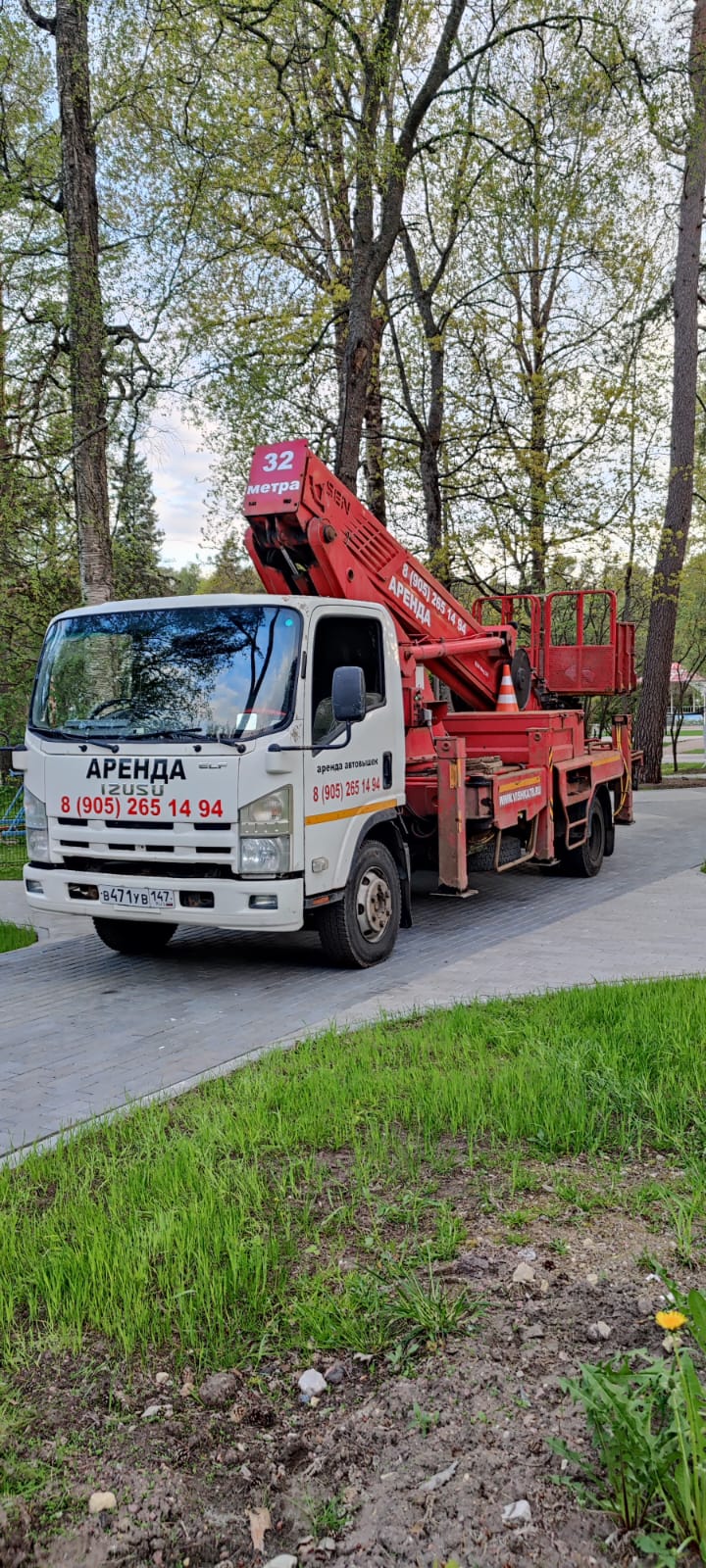 Аренда автовышки — Усть-Луга | Цены от собственников на услуги вышки за час  | Перевозка-24