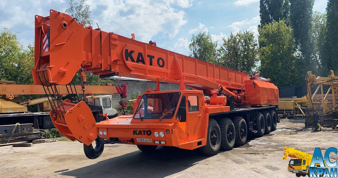 Тонн в воронеже. Кран Kato 70 тонн. Kato NK-750. Kato 75. Кран 75 тонн.