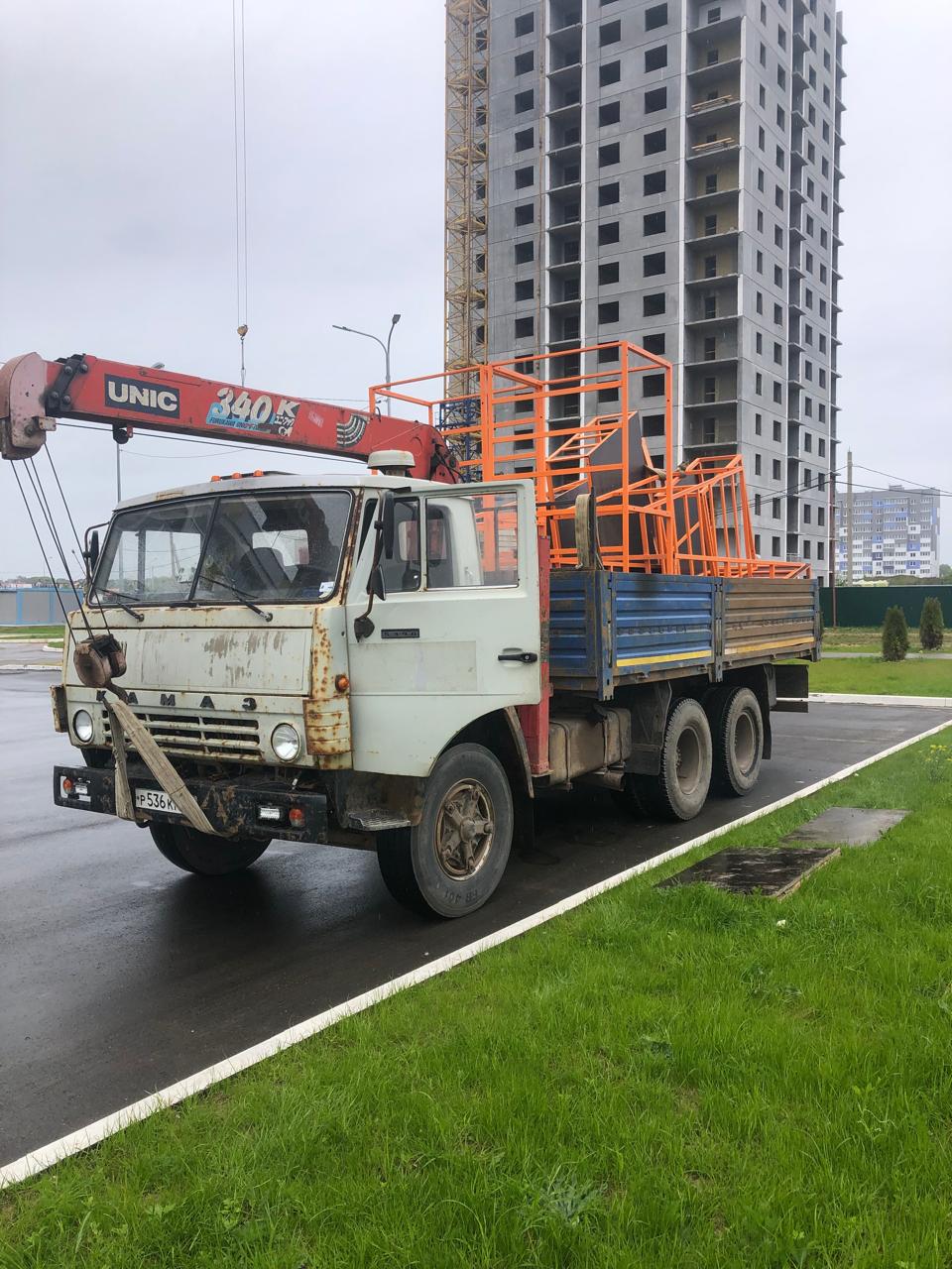 Аренда манипулятора — Обнинск | Цены на услуги перевозки  краном-манипулятором