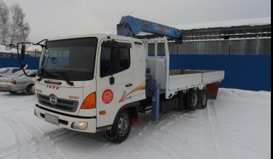 Услуги грузовика с краном HINO-500