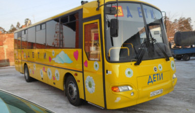 Детский автобус в Ангарске