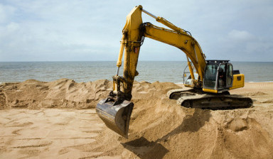 Продам песок строительный крупный