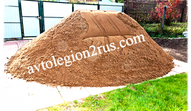 Объявление от Roman: «Песок строительный с доставкой продаём.» 1 фото