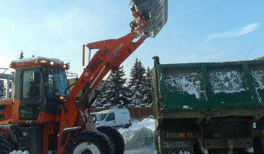 Уборка и вывоз снега на полигон с утилизацией в Пенино