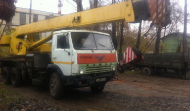 Объявление от Айдар: «Услуга автокрана 25 тон 16 тонн 22 метра работаю сам» 1 фото