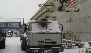 Автовышка АГП на базе КамАЗ 53229