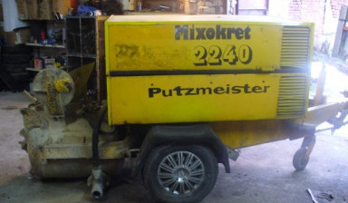 Объявление от Николай: «Бетононасос Putzmeister - Mixokret M 2240» 1 фото