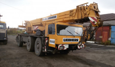Объявление от Владимир: «Услуги автокрана liebherr 50 тонн 40 метров  vezdehod» 1 фото