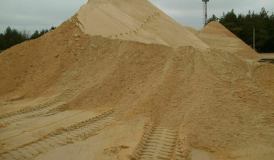 Песок строительный ГОСТ 8736-93с доставкой от 23м3