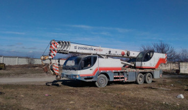 Объявление от Южцентрострой: «Аренда автокрана 32 тонны, стрела 40,5 метров.» 1 фото