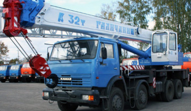 Объявление от Логос Групп: «Автокран Галичанин 32 тонн 32 м стрела с гуськом galichanin» 1 фото