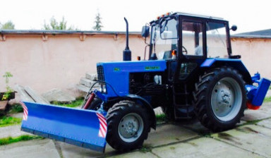 Объявление от Юлия: «Аренда трактора МТЗ Беларус недорого (щетка,отвал)» 1 фото