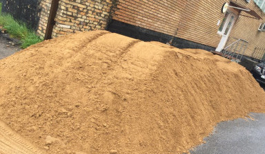 Доставка песка, щебня, чернозема