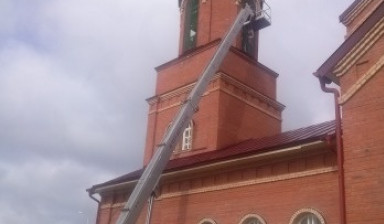 Объявление от Антон: «Услуги автовышки телескопичка» 1 фото