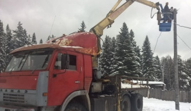 Объявление от Андрей: «Автовышка на базе Камаз» 1 фото