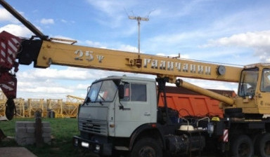 Объявление от Сергей: «Аренда автокрана Галичанин 25 тонн» 1 фото