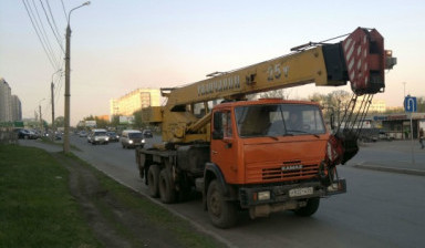 Объявление от Собственник: «Аренда автокрана 25 тонн kolesnye» 1 фото