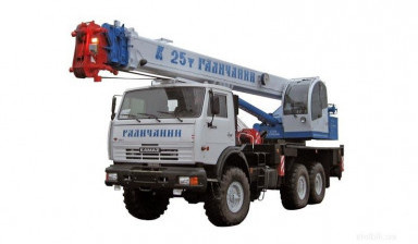 Объявление от СпецАвтоТранс: «Аренда автокрана Галичанин - 25 тонн (Вездеход)» 1 фото