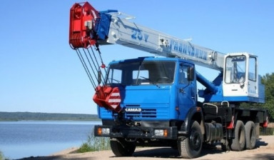Объявление от Владимир: «Услуги автокрана Галичанин - 25 тонн 22 метра» 1 фото