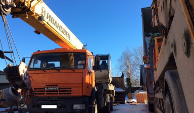 Объявление от Владимир: «Автокран Ивановец 25 тонн в аренду» 1 фото
