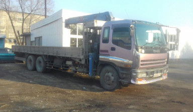 Услуги грузовиков манипуляторов в Хабаровске