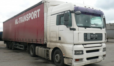 Объявление от Алексей: «Грузоперевозки на грузовике MAN TGA» 1 фото