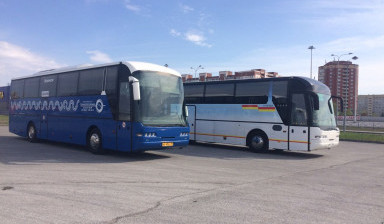 Объявление от Надежда: «Перевозка пассажиров, заказ автобуса Омск, область» 1 фото