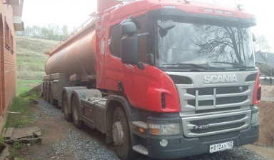 Объявление от Компания: «Автомобильные перевозки нефтепродуктов Scania P400» 1 фото