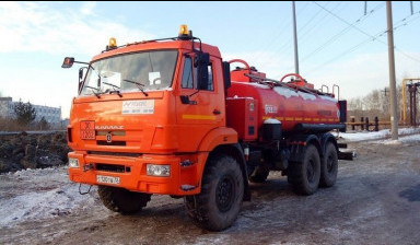 Перевозка газа газовозом КАМАЗ