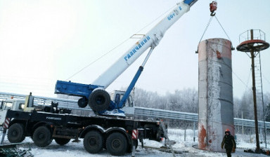 Объявление от Владимир: «Аренда, услуги автокрана 60 тонн вездеход.» 2 фото