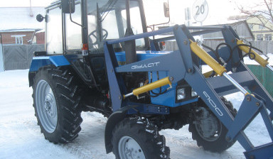 Объявление от Сергей: «Услеги трактора МТЗ 82.1.Погрузка и уборка снега» 1 фото