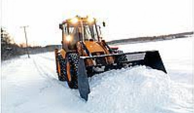 Уборка снега трактором 3 в 1