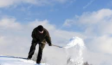 Уборка снега в Павино
