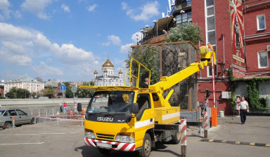 Объявление от СпецТех Фаворит: «Автовышки от 10 до 60м услуги спецтехники» 1 фото