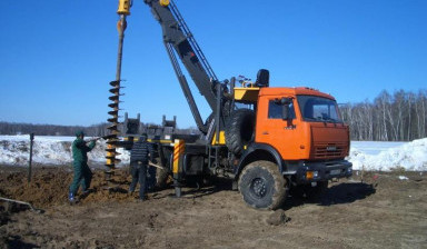 Объявление от Спец Техно Уфа: «Аренда услуги Ямобура вездеход, заказ» 1 фото