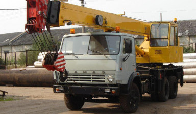 Объявление от ПРОФСТРОЙДВ: «Аренда автокрана КАМАЗ. Услуги. Заказ.» 1 фото