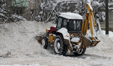Уборка снега в Гурьевске