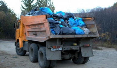 Объявление от Сергей: «Вывоз мусора kamaz» 1 фото