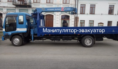 Объявление от Александр: «Услуги манипулятора- эвакуатора  teleskopicheskii» 2 фото