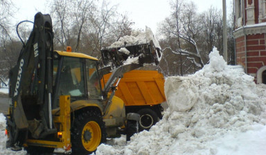 Уборка и вывоз снега. Аренда спецтехники в Брусянском