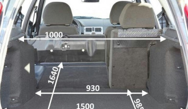 Каков объем багажника у ВАЗ-2111