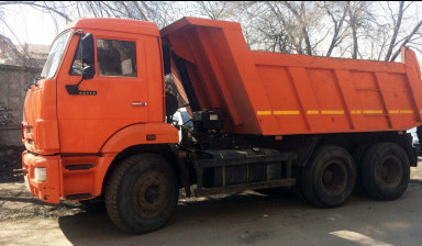 Аренда самосвала услуги. Щебень, земля, гравий.